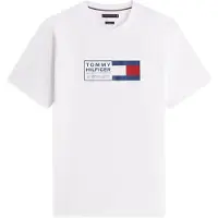 Tommy Hilfiger Brand Love Text Box T-shirt White Taglia: XL | T-shirt stampate Outlet | Uomo | Bianco