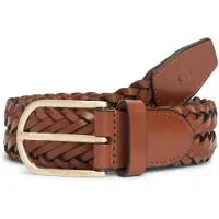 Tommy Hilfiger Archive Woven Leather Belt Winter Cognac Taglia: 85 | Cinture Outlet | Uomo