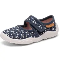 Bisgaard Ballerina 'Maddy' navy / petrolio / bianco