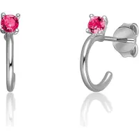 JVD delicato silver Orecchini circles con zircons SVLE0700XH2R100