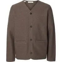 Selected Cardigan Uomini Marrone XL