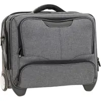Dermata 2 ruote Trolley business 44 cm Vano porta PC grigio