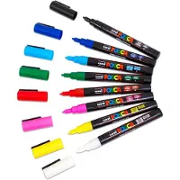 Posca Pennarello Punta Fine Colori Base 8 Pz (401659)