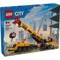 LEGO Gru da cantiere mobile gialla