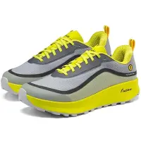 Joe Nimble Women's Trail Addict Flow Scarpe per trail running Donna (36,5, giallo/grigio)