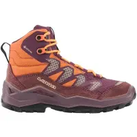 Lowa Kid's Maddox Pro GTX Mid Scarpe da trekking Bambini (35, lilla/marrone)