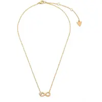 GUESS Gold-plated Collana with crystals Love Bites JUBN06047JWYGT/U