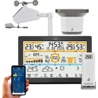 TFA-Dostmann Stazione meteorologica wireless TFA WLAN TFA.me ID-05, nera