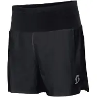 SCOTT - Short stretch leggero idrorepellente - RC Run Hybrid Shorts M Black per Uomo in Silicone - Taglia XL - Nero