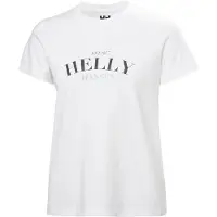 Helly Hansen Women's Core Graphic T-Shirt 2.0 T-shirt Donna (S, bianco)