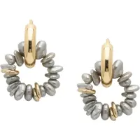 Otazu Estate Golden Hoops Grey Taglia: OS | Orecchini Outlet | Donna | Grigio