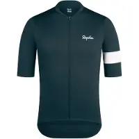Rapha Core Jersey Maglietta da ciclismo Uomo (S, blu)