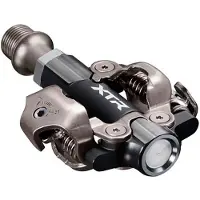 Shimano Pedal XTR PD-M9200 Pedali a sgancio rapido (3 mm kürzere Achse, grigio)