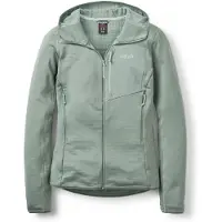 Rab Women's Ascendor Hoody Giacca in pile Donna (36, turchese)
