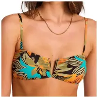 Billabong Women's Des Tropiques V Bandeau Parte superiore bikini Donna (S, variopinto)
