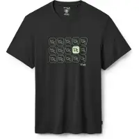 Rab Crimp Repeat Tee Maglia funzionale Uomo (M, nero)