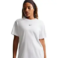 Nike Women's NSW Classic S/S Tee Maglia funzionale Donna (S, bianco)