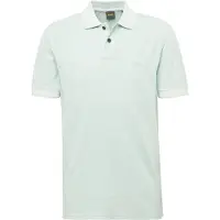 BOSS per uomo. 50507813 Polo con logo turchese (L), Casual, Cotone, Manica corta