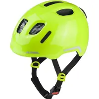 Alpina Kid's Ximo 2 Flash Casco per bici Bambini (47-51 cm, be visible gloss)