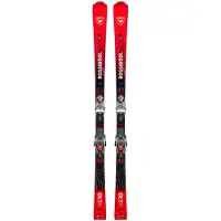 Rossignol - Set sci da pista - Hero LT TI K + NX12 2027 in Legno - Taglia 172 cm - rosso