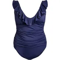 Swim By Zizzi Costume intero 'Kitrin' blu scuro