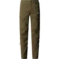 The North Face Pantaloni 'M EXPLORATION REG TAPERED CONVERTIBLE PA' verde scuro