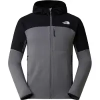 The North Face - Pile in Polartec&reg; - M Polartec Powergrid Stormgap Hoodie Smoked Pearl TNF Black per Uomo in Pelle - Taglia M - Grigio
