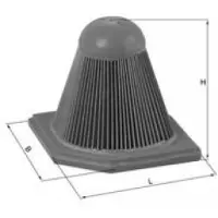 MAHLE ORIGINAL Filtro Dell'Aria LX 1892 BMW K 1300 S/R/GT 09-