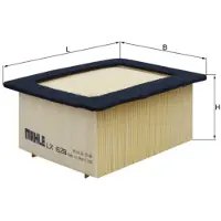 MAHLE ORIGINAL Filtro Dell´aria Lx628 Bmw R1100s