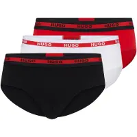 HUGO Slip rosso fuoco / nero / bianco