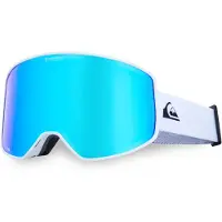 Quiksilver - Maschera da sci/snowboard - Storm Goggles White / Clux ML Blue S3 - Bianco