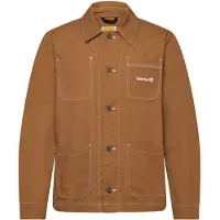 Timberland Unisex Chore Canvas Jacket Dark Brown Taglia: S | Sovracamicie Outlet | Unisex | Marrone