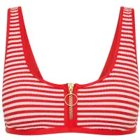 Seafolly Clubhouse Slide Tri Parte superiore bikini Donna (44, fuchsia)
