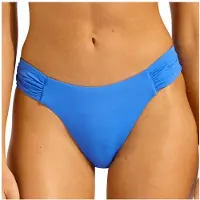Seafolly Collective High Leg Ruched Side Pant Parte inferiore bikini Donna (38, blu)