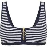 Seafolly Clubhouse Zip Front Tank Top Parte superiore bikini Donna (32, grigio)
