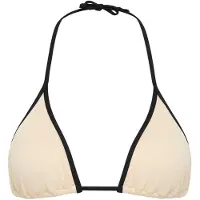 Seafolly Women's Beach Bound Slide Tri Parte superiore bikini Donna (36, nero)