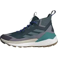 Adidas - Scarpe escursionismo in GORE-TEX - Terrex Free Hiker 2.0 GTX M Aurora Ivy/Preloved Teal/Grey Three per Uomo - Taglia 9,5 UK - Blu