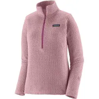 Patagonia Women's R1 Air Zip Neck Pullover in pile Donna (XS, fuchsia)