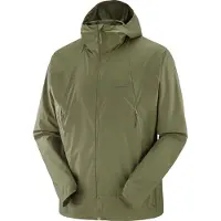 Salomon Outwind Full Zip Jacket Giacca a vento Uomo (XL, olivia)