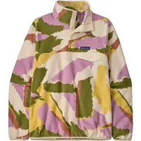 Patagonia - Pile calda e comoda con zip - W's LW Synch Snap-T P/O Sunshine Natural per Donne in Nylon - Taglia XS - Beige