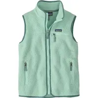 Patagonia - Pile con zip in Polartec - W's Retro Pile Vest Thin Ice per Donne in Poliestere Riciclato - Taglia XS - Blu
