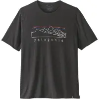 Patagonia Cap Cool Trail Shirt Stratapeaks Maglia funzionale Uomo (XL, grigio/nero)