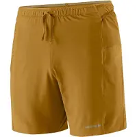 Patagonia Strider Pro Shorts 7'' Pantaloncini da running Uomo (S, marrone)