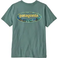 Patagonia Kid's Graphic T-shirt Bambini (L, turchese)