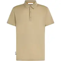 Icebreaker - Polo in lana merino a maniche corte - M Merino 150 Tech Lite SS Polo Flagstone per Uomo - Taglia L - Beige