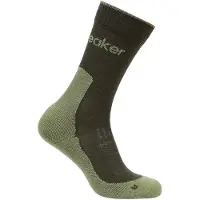 Icebreaker Merino Hike+ Light Crew Calze da trekking Uomo (42-44, olivia)