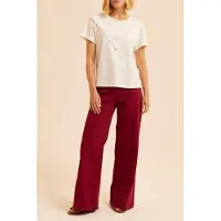 ICODE White Floral Embroidery T-shirt Ecru Taglia: XS | Maglie Sportivi Outlet | Donna | Marrone