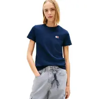 Tommy Hilfiger Tjw Regular Wavy Flag Ss T-shirt Dark Night Navy Taglia: S | Maglie Sportivi Outlet | Donna | Nero