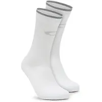 Oakley Cadence Socks 2.0 Calze da ciclismo Uomo (39-41, bianco/grigio)