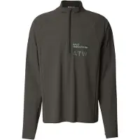 Halo Air Half Zip Shirt Maglia a manica lunga (M, nero)